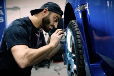 Tire service at YYC Tire & Auto